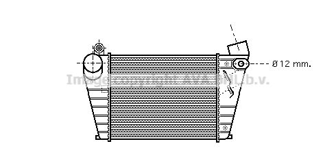 AVA QUALITY COOLING Välijäähdytin VWA4200